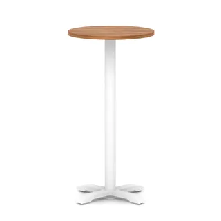 Italia Round Poseur Table With Cross Base