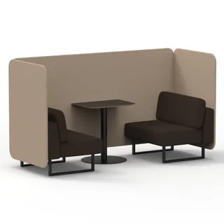 Brixworth Bench Booth in Two Tone