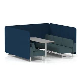 Brixworth Bench Booth in Two Tone