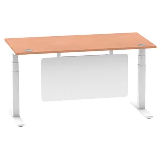 Air Height Adjustable Desk With Cable Ports