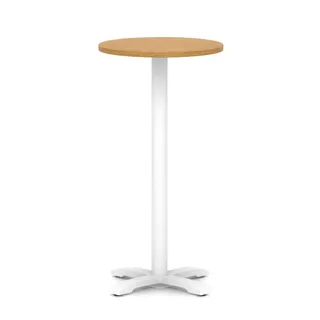 Italia Round Poseur Table With Cross Base