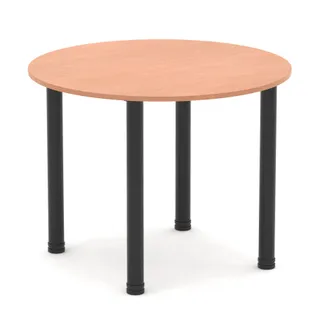 Impulse Round Table With Post Leg