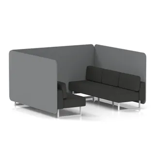 Brixworth Bench Booth in Two Tone