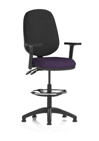 Eclipse Plus II Medium Back Task Operator Office Chair