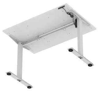 Air Lite Height Adjustable Desk With Scalloped Edge