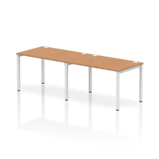 Impulse Single Row Bench Desk - 2 Person