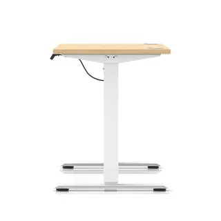 Air Lite Height Adjustable Slimline Desk With Cable Ports