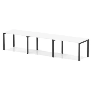 Evolve Plus Single Row Bench Desk - 3 Person
