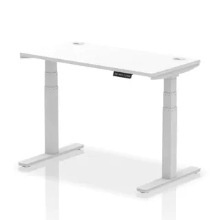 EE - Air Height Adjustable Slimline Desk With Cable Ports