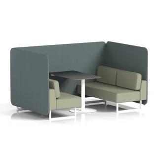 Brixworth Bench Booth in Two Tone