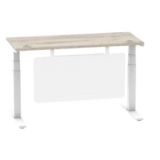 Air Height Adjustable Slimline Desk With Cable Ports