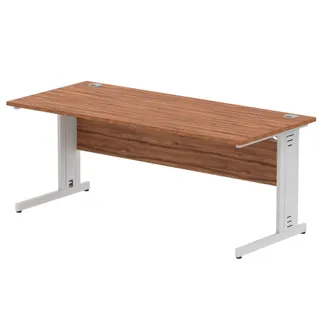 Impulse Straight Desk Cable Managed Leg