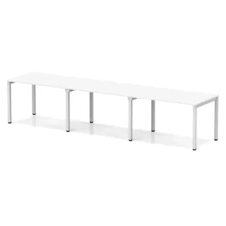Evolve Plus Single Row Bench Desk - 3 Person