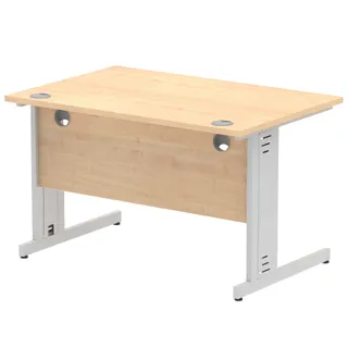 Impulse Straight Desk Cable Managed Leg