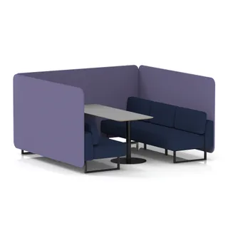 Brixworth Bench Booth in Two Tone