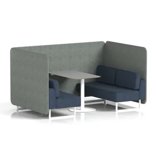 Brixworth Bench Booth in Two Tone
