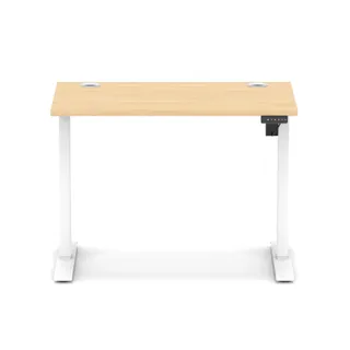 Air Lite Height Adjustable Slimline Desk With Cable Ports