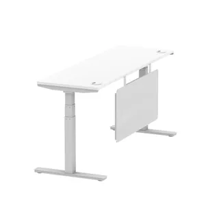 Air Height Adjustable Slimline Desk With Cable Ports