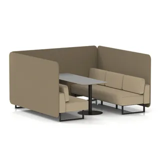 Brixworth Bench Booth in Two Tone