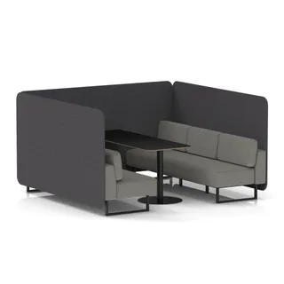 Brixworth Bench Booth in Two Tone