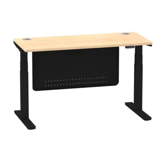 Air Height Adjustable Slimline Desk With Cable Ports