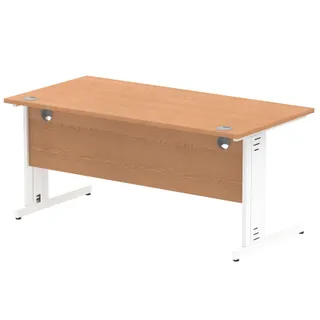 Impulse Straight Desk Cable Managed Leg