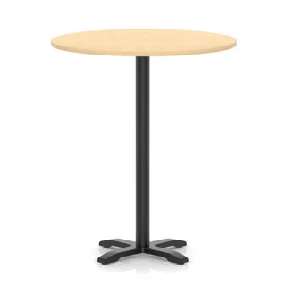 Italia Round Poseur Table With Cross Base