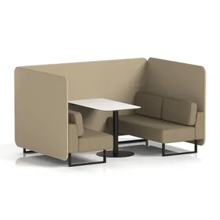 Brixworth Bench Booth in Two Tone