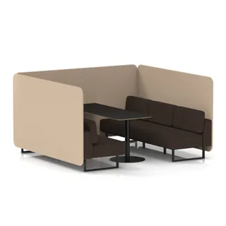 Brixworth Bench Booth in Two Tone