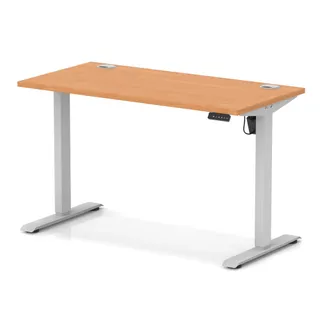 OE - Air Lite Height Adjustable Slimline Desk With Cable Ports