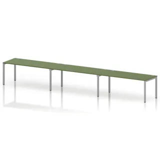 Impulse Single Row Bench Desk - 3 Person