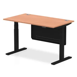 Air Height Adjustable Desk With Cable Ports