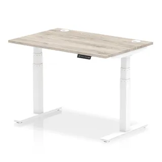 EE - Air Height Adjustable Desk With Cable Ports