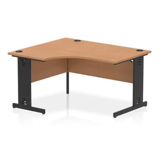 Impulse Crescent Desk Cable Managed Leg