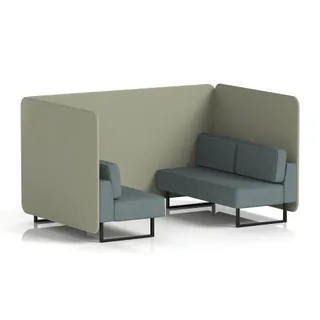 Brixworth Bench Booth in Two Tone
