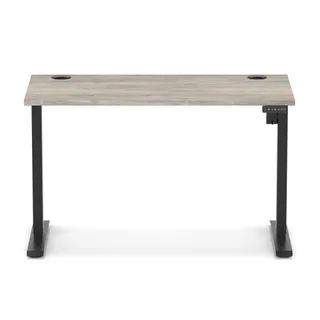 Air Lite Height Adjustable Slimline Desk With Cable Ports