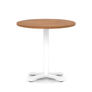 Italia Round Poseur Table With Cross Base