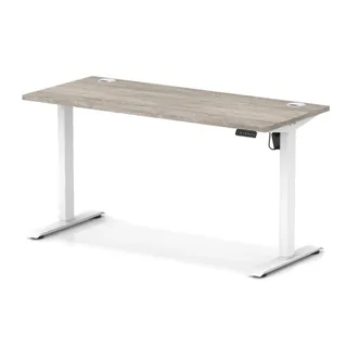 EE - Air Lite Height Adjustable Slimline Desk With Cable Ports