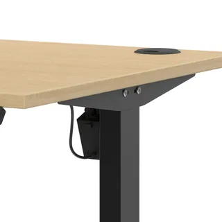 Air Lite Height Adjustable Desk With Cable Ports