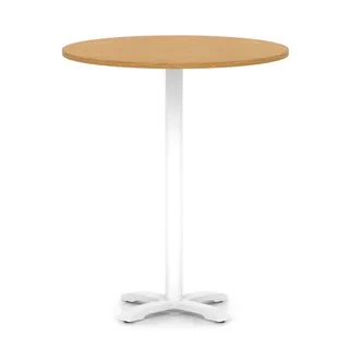 Italia Round Poseur Table With Cross Base