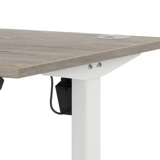 Air Lite Height Adjustable Desk With Cable Ports