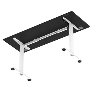 Air Lite Height Adjustable Slimline Desk With Cable Ports