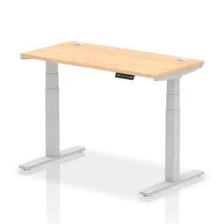 EE - Air Height Adjustable Slimline Desk With Cable Ports