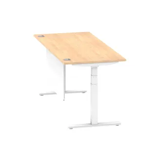 Air Height Adjustable Desk With Cable Ports