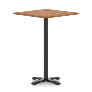EE - Italia Square Poseur Table With Cross Base