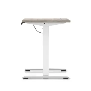 Air Lite Height Adjustable Slimline Desk With Cable Ports