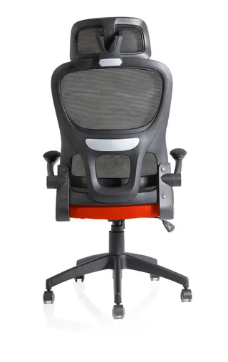 Iris Task Operator Mesh Back Fabric Seat With Headrest