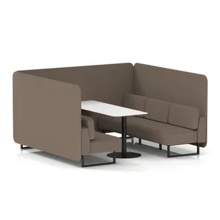 Brixworth Bench Booth in Single Tone