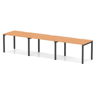 Evolve Plus Single Row Bench Desk - 3 Person