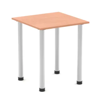 Impulse Square Table With Post Leg